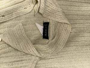 J.Crew Bow Necked Sweater Ribbed Cable Ivory S